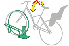 Support vélo anti-chute