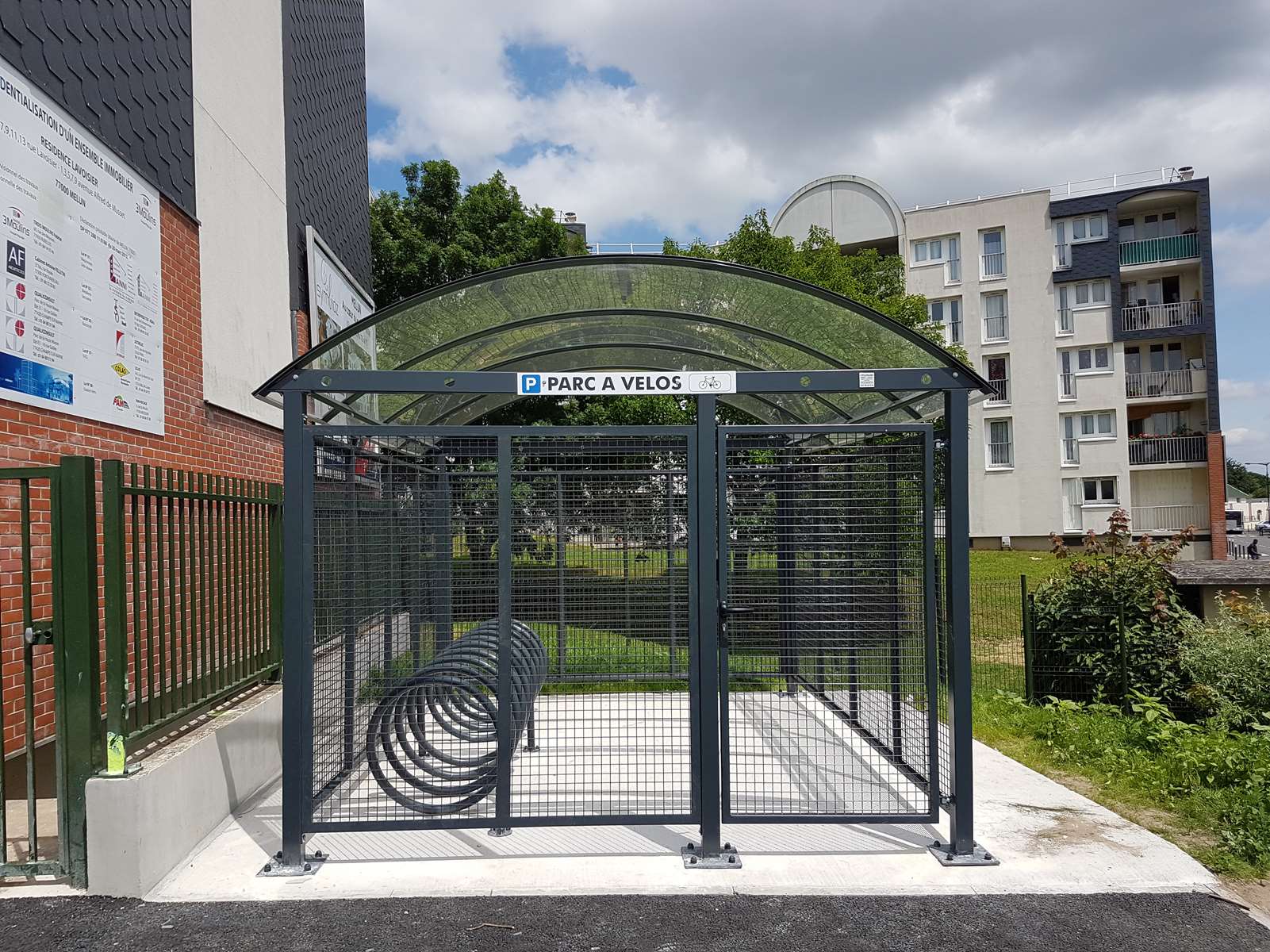 secure bike parking