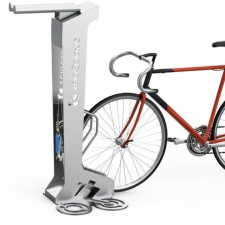 bike station per gonfiare e riparare due bici