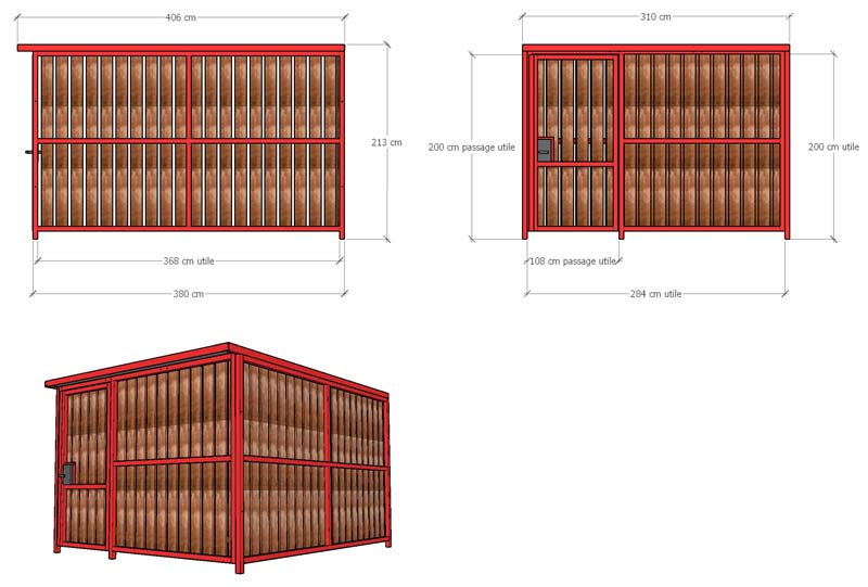 Planimetria VELPARC wood VG Come scegliere un ricovero per biciclette?