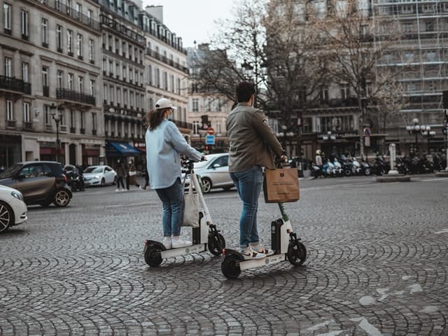 Vespa de la ciudad