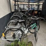 estacionamento independente para bicicletas