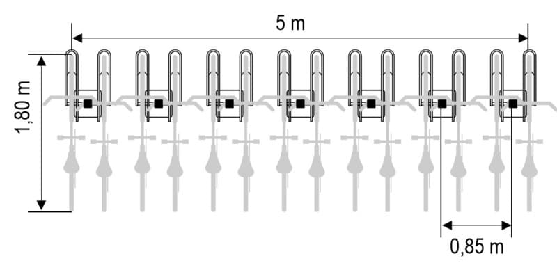 platzsparender und sicherer Fahrradträger