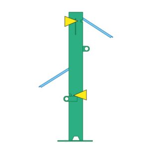 Velec Charger 2, zwei Ladegerät-Sicherheitsboxen und wasserdichte IP55-Steckdose zum VAE-Laden mit Velo Galaxie-Kabelpass. Velec Charger – Outdoor-Ladestation mit Box für Batterieladegerät