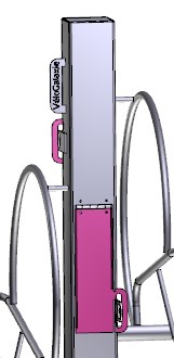zoom boitiers de securistaion Velec Face Velec Face - support et borne recharge extérieure 2 vélos face à face