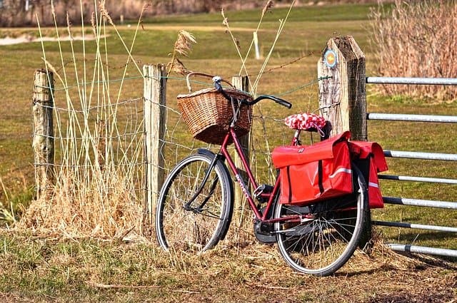 Fahrrad in kleinen Städten