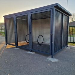 closed-and-secure-motorcycle-shed-with-individual-doors