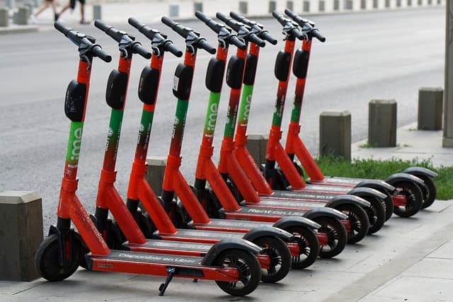 estação de carregamento de scooter elétrica de autoatendimento