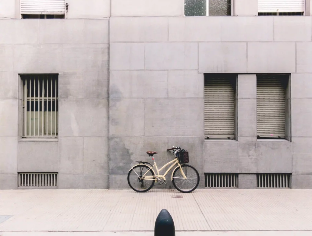 Foto de una bicicleta de carga.