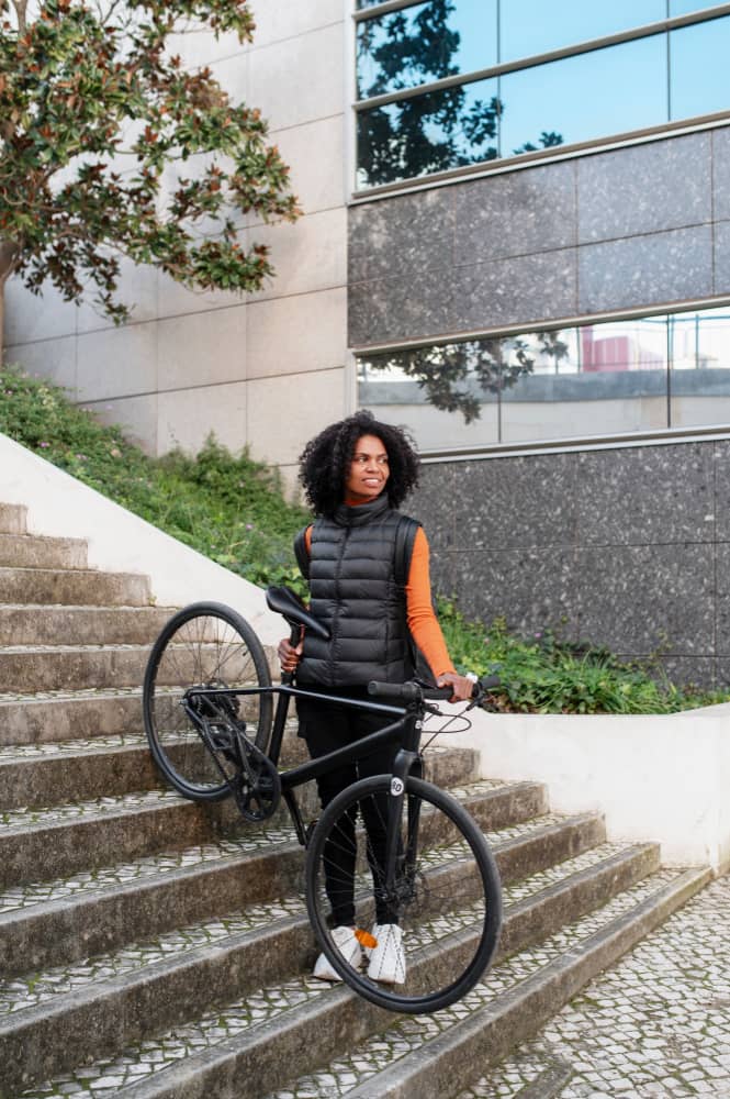 Stationnement fat bike