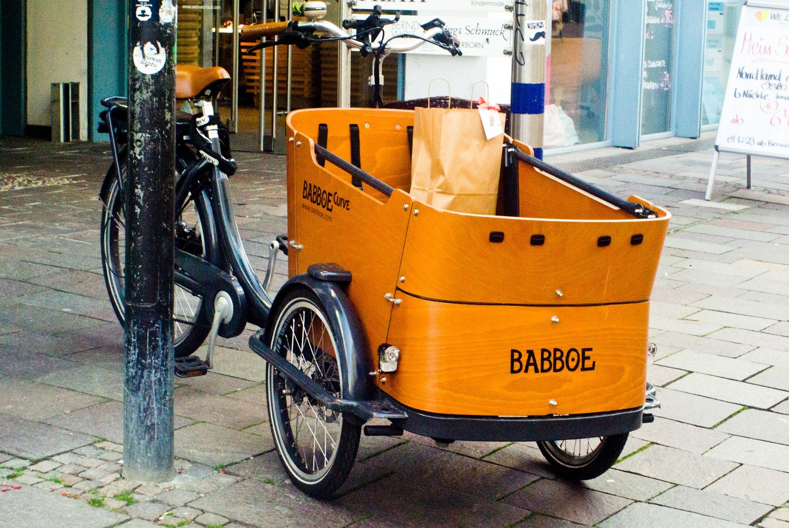 stationnement velo cargo